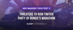 Rapidly rising ARC Raiders threatens to ruin Twitch party of Bungie's Marathon